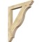 Ekena Millwork Funston Slat Rough Sawn Bracket, Douglas Fir, 4"W x 36"D x 42"H BKT04X36X42FST06RDF - alternate 1